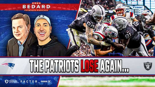 .@FDsportsbook & @oddsRcom Bedard Patriots Podcast: Patriots lose again - did Mac save his job? taken at BSJ Headquarters (Patriots)